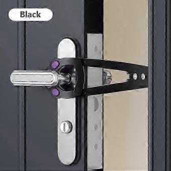 No-Hole Pet Door Security Latch