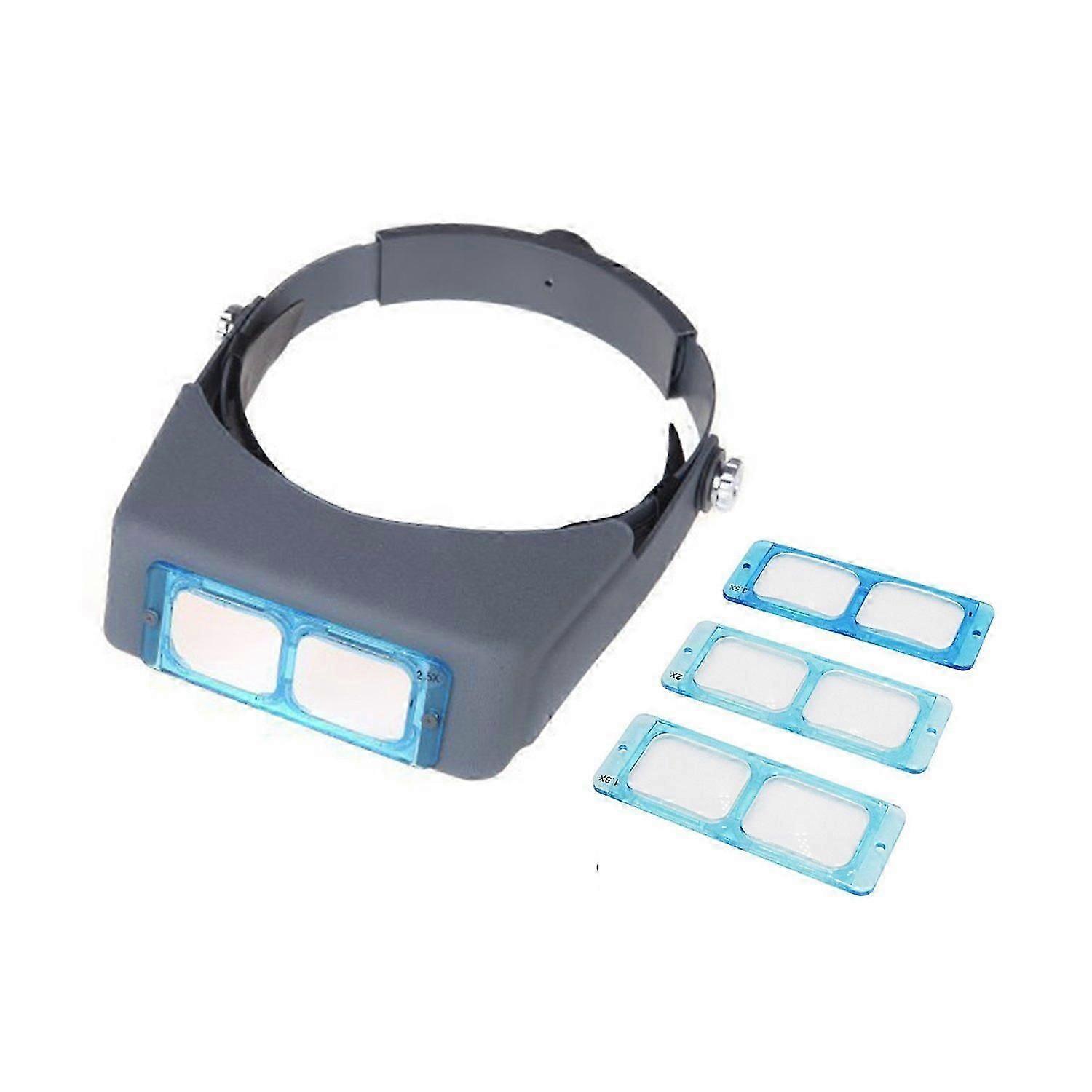 Lightweight 4x Headband Magnifier Dual