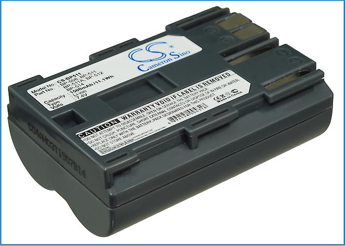 Battery for Canon EOS D60 10D 20D G5 G6 ZR80 BP-508 BP-511 BP-511A BP-514 1500mA