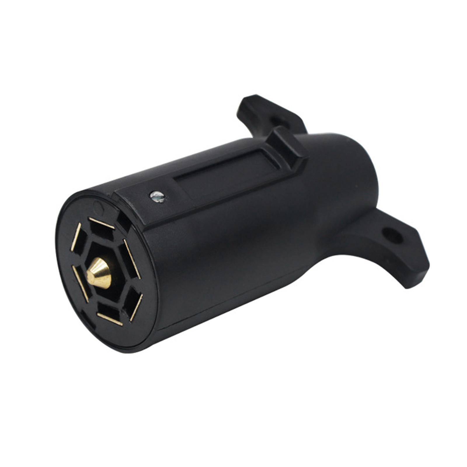7 Pin American Trailer Socket 12V Towbar Towing Socket Car Plug Connector