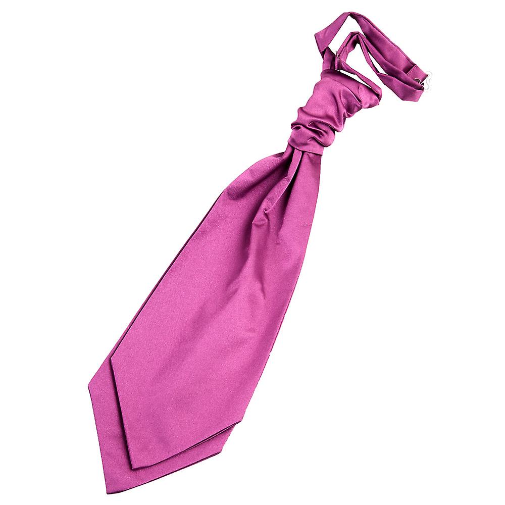 Mulberry Plain Satin Pre-Tied Wedding Cravat