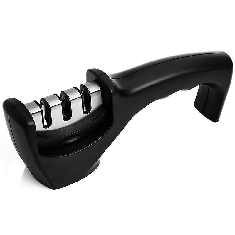 3 Stages Non-Slip Professional Kitchen Knife Sharpener, Knife Sharpener