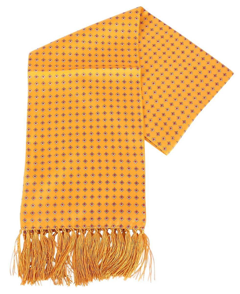 Knightsbridge Neckwear Diamond Aviator Silk Eșarfă - Orange