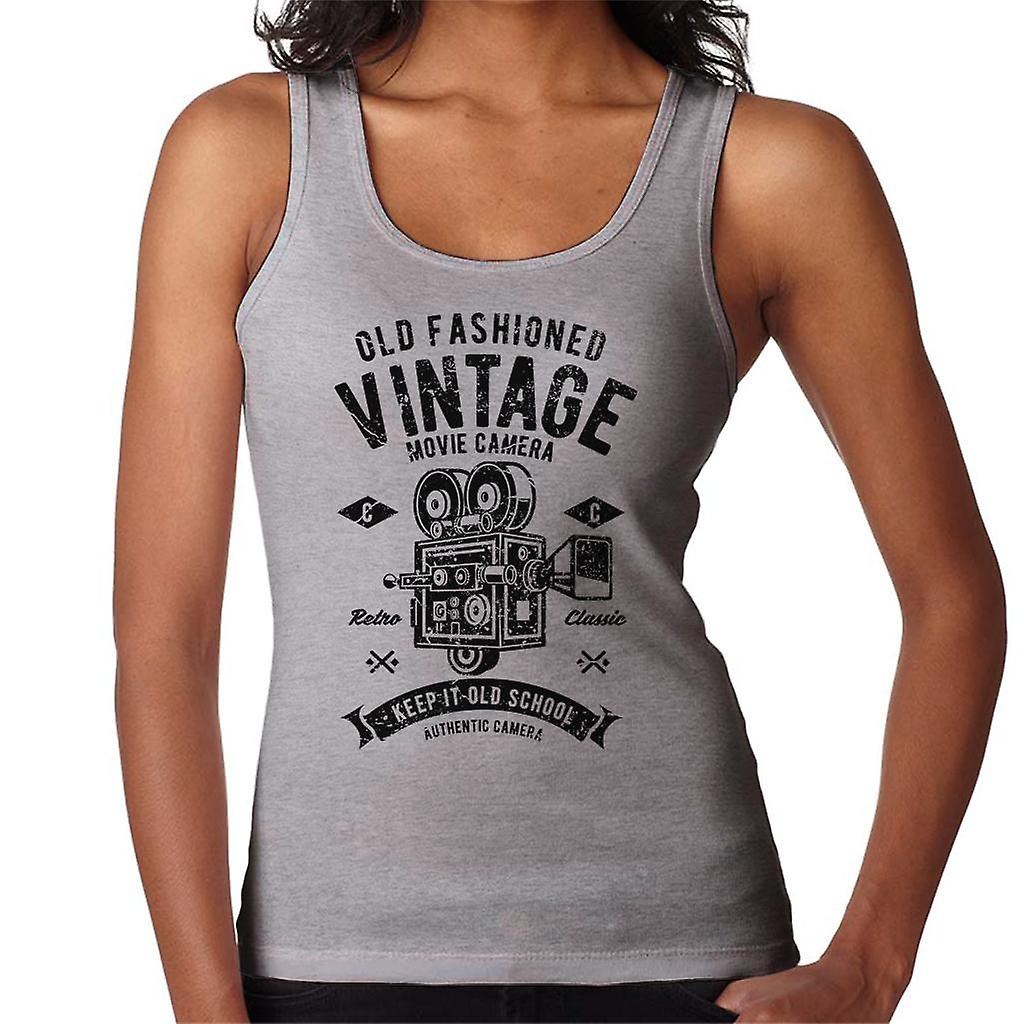 Gilet Vintage Movie Camera féminines à l’ancienne