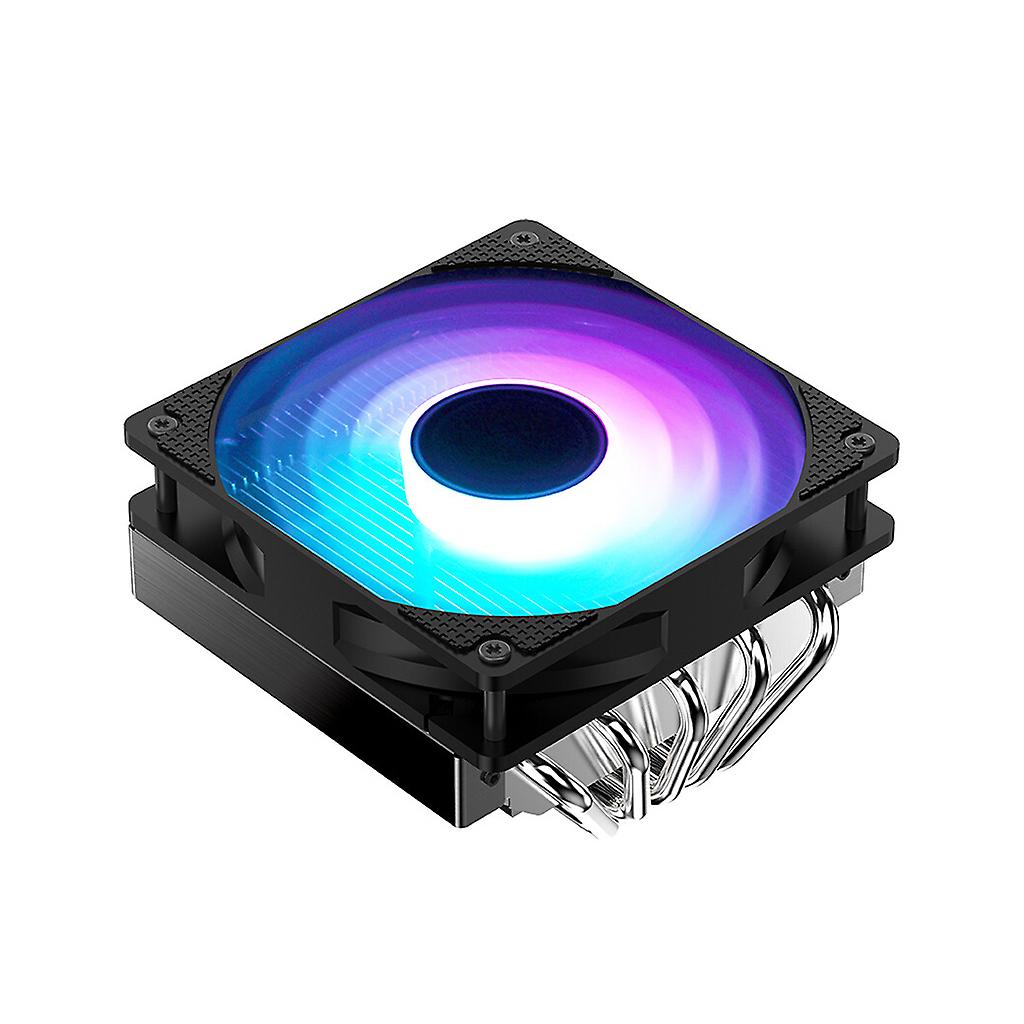 Csendes CPU-hűtő LGA115X/775 4 tűs PC hűtőradiátor 5 rézcső LED