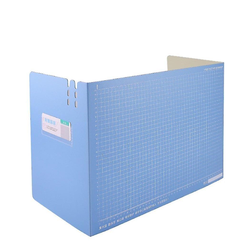 Blue Sneeze Guard Shield Protection Safety Portable Counter Shields For Office &