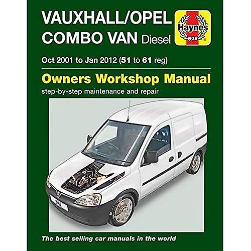 Vauxhall/Opel Combo Diesel Van eiere Workshop manuell 2001-2012