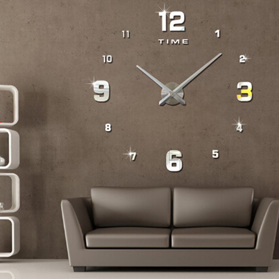 Number Living Room Stereo DIY Wall Clock