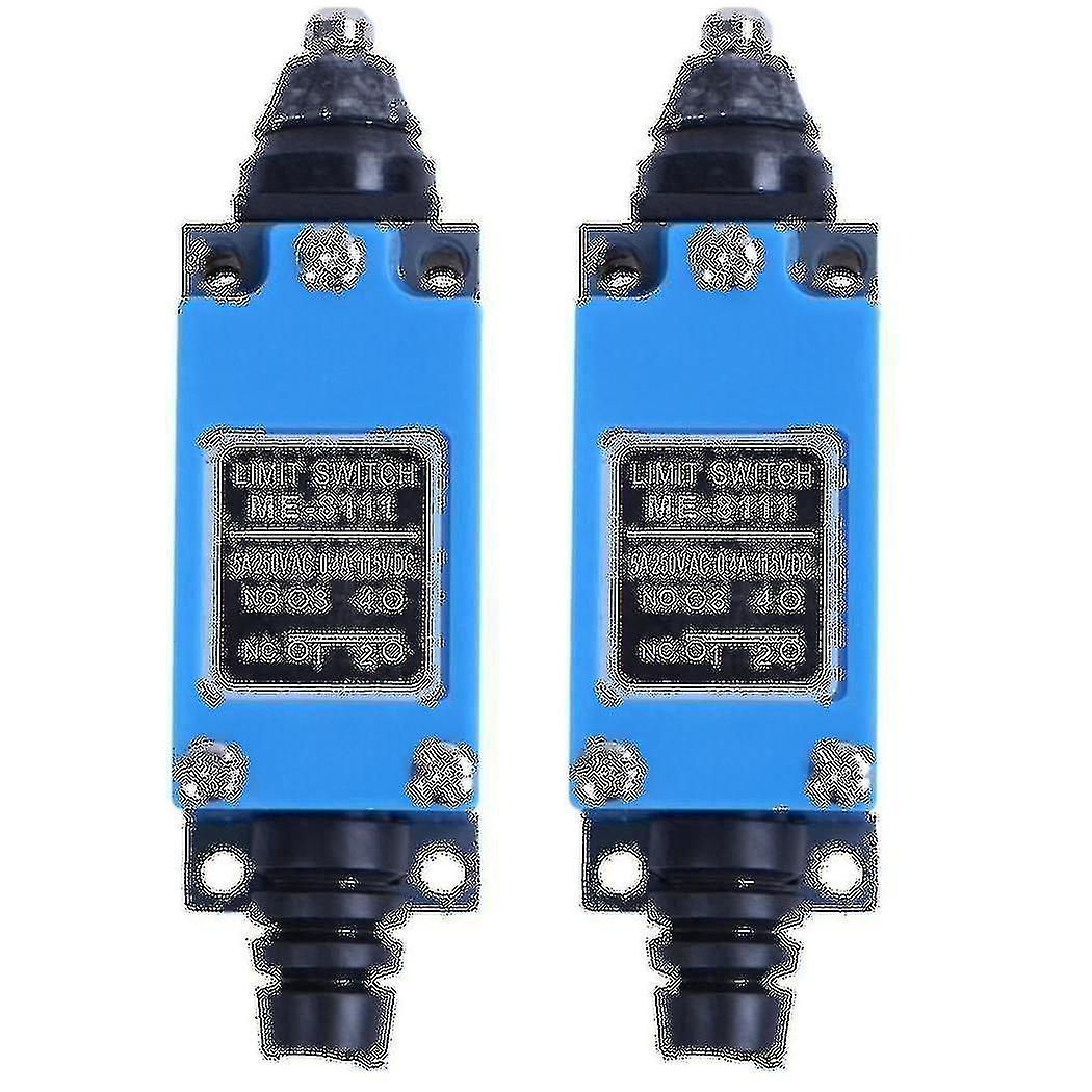 2x Me-8111 Ac250v / 5a Dc115v / 0.4a Dpst Momentary Ac Limit Switch For Cnc Mill
