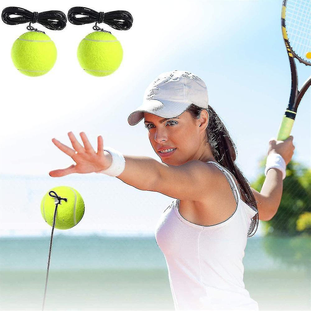 Tennis Training Ball With String Self Practice Training Tool For Tennis Beginner