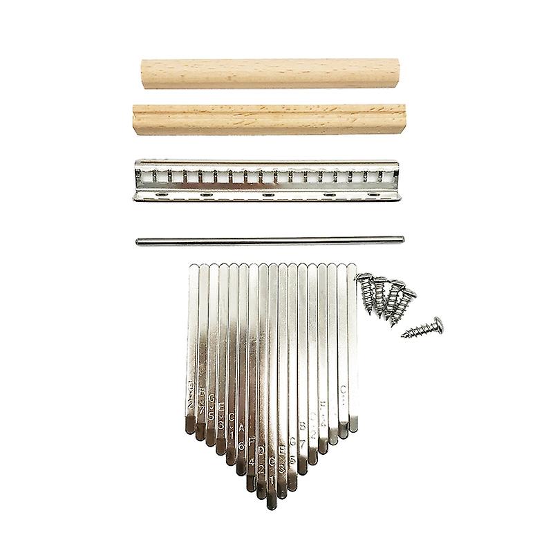 2 PCS 17 Tone Thumb Piano Keys Accessories Kit