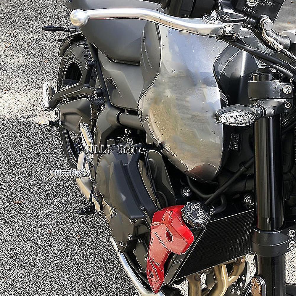 thumbnail image 2 of Triumph Trident 660 Crash Bobbins 2021-2025 – MGS Frame Protectors With Radiator Plate 2 of 5