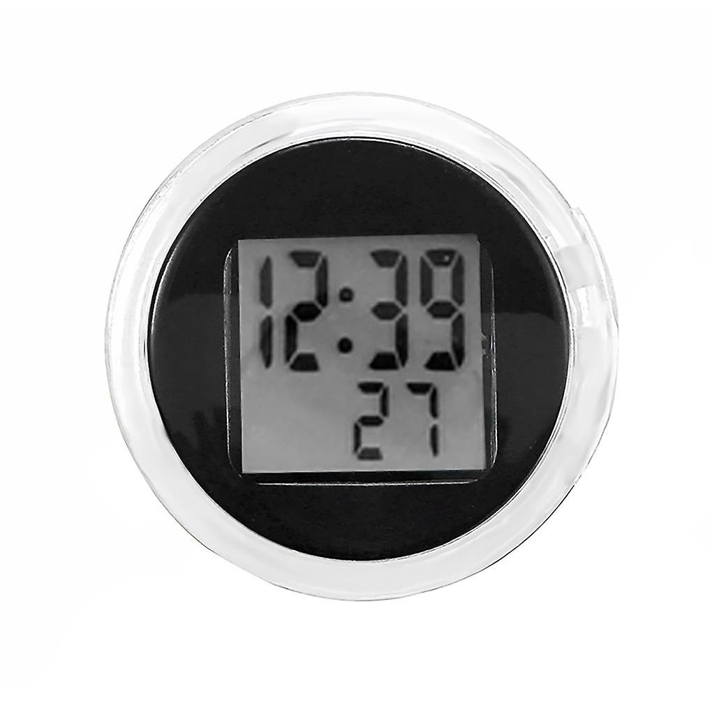 Bike Mini Clock Waterproof Back Adhesive Compact Motorcycle Watch