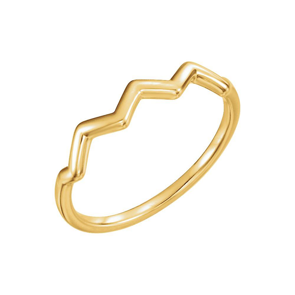 14k Yellow Gold Stackable Ring Size 6.5-Stackable-Ring for Women - 1.9 Grams