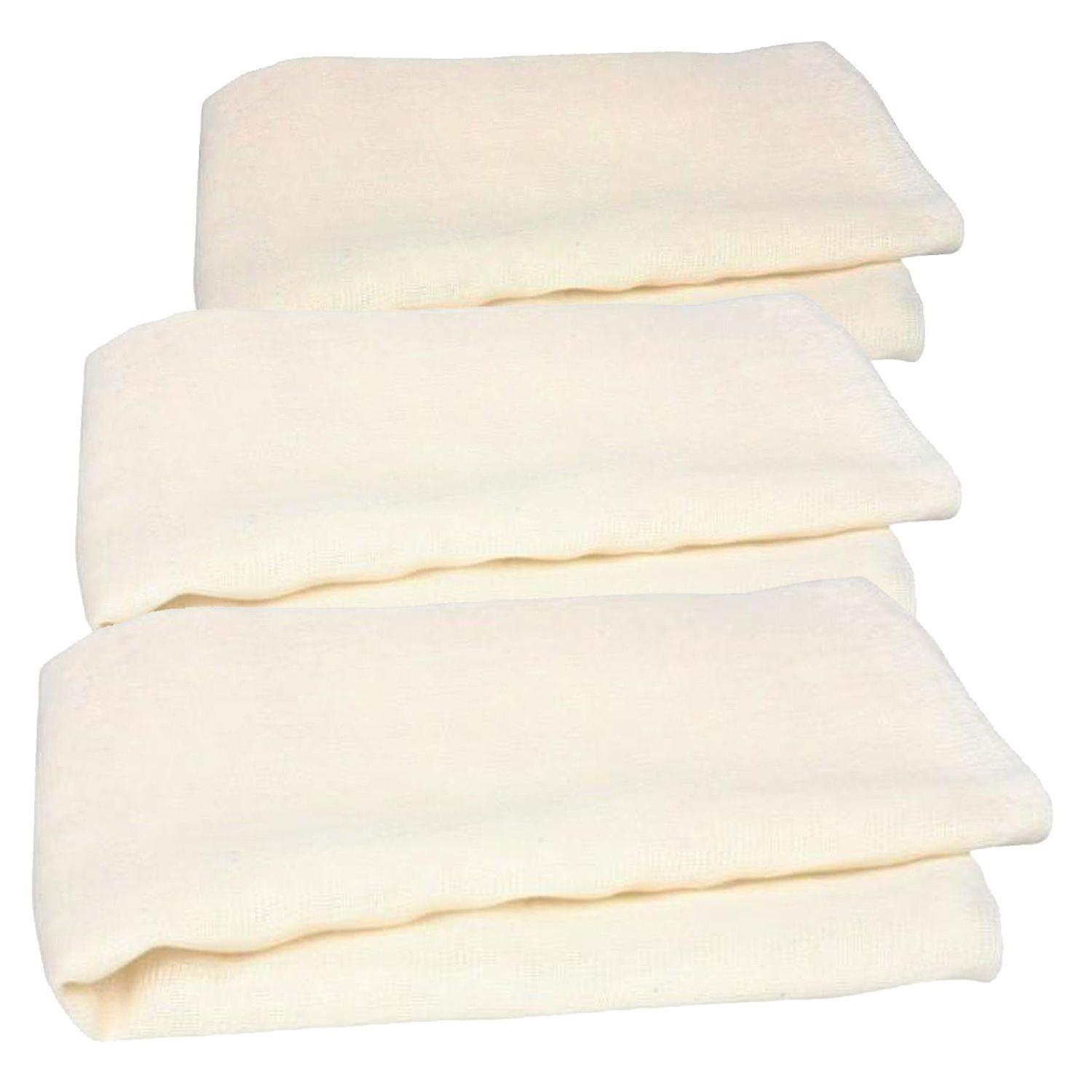 3 cotton cheesecloths