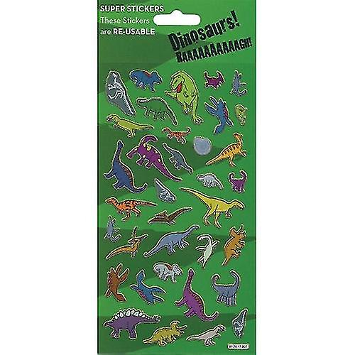 Paper Projects Reusable Foil Dinosaurs Stickers