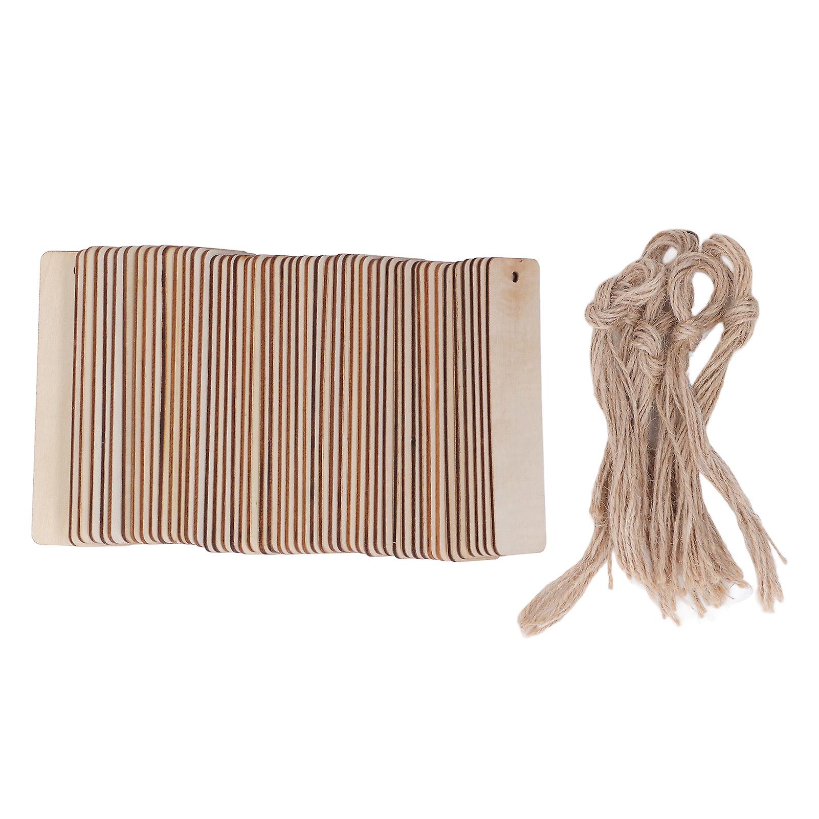 Blank Wooden Bookmarks, Rectangle, Crafts, DIY Gift