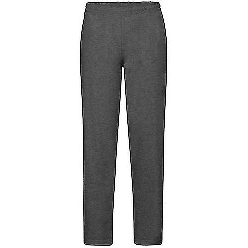 Fruit of the Loom Unisex Adult Classic Heather Open Hem Jogging Bottoms