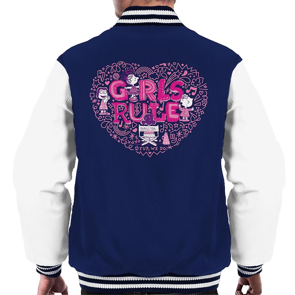 Orzeszki ziemne Dziewczyny Rząd Marcie Męska kurtka varsity