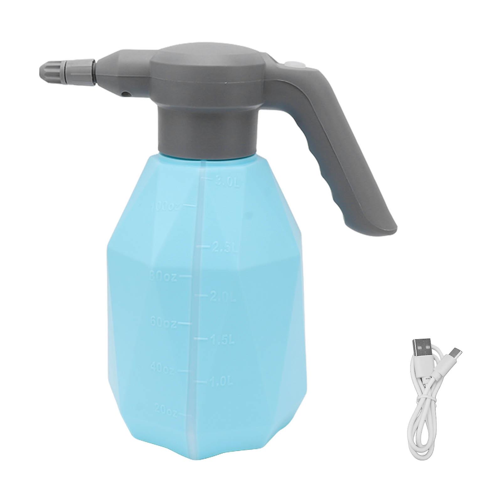 Electric Plant Mister for Indoor and Outdoor Plants, 3L Automatic Watering Can, Rechargeable, Battery Powered, Standard Blue