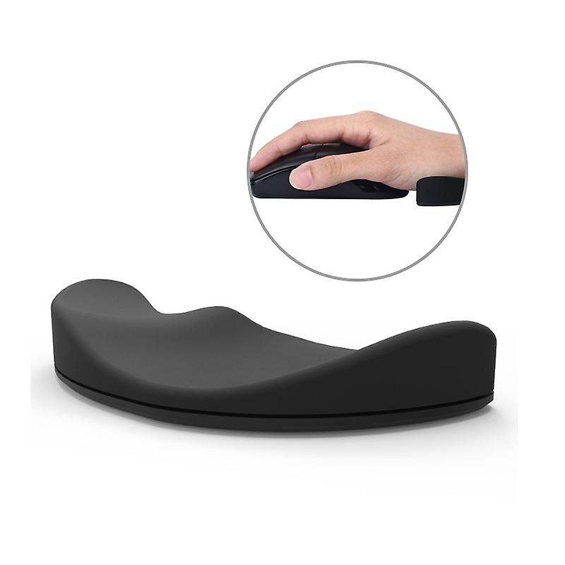 Silicone Wrist Support Mouse Pad Right Hand Version Black Right Hand