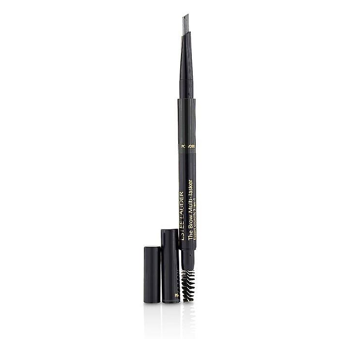 Estee Lauder The Brow Multitasker 3 In 1 (brow Pencil, Powder And Brush) - # 05 Black 0.45g/0.018oz