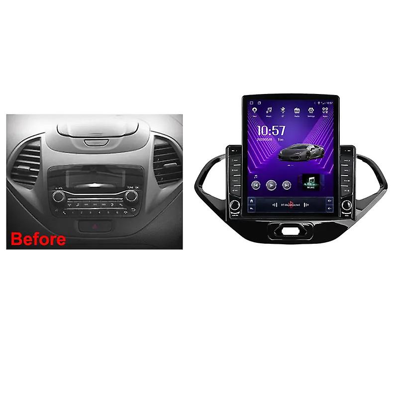 9.7" Android For Ford Figo 2015-2018 Tesla Type Car Radio Multimedia Video Player Navigation GPS