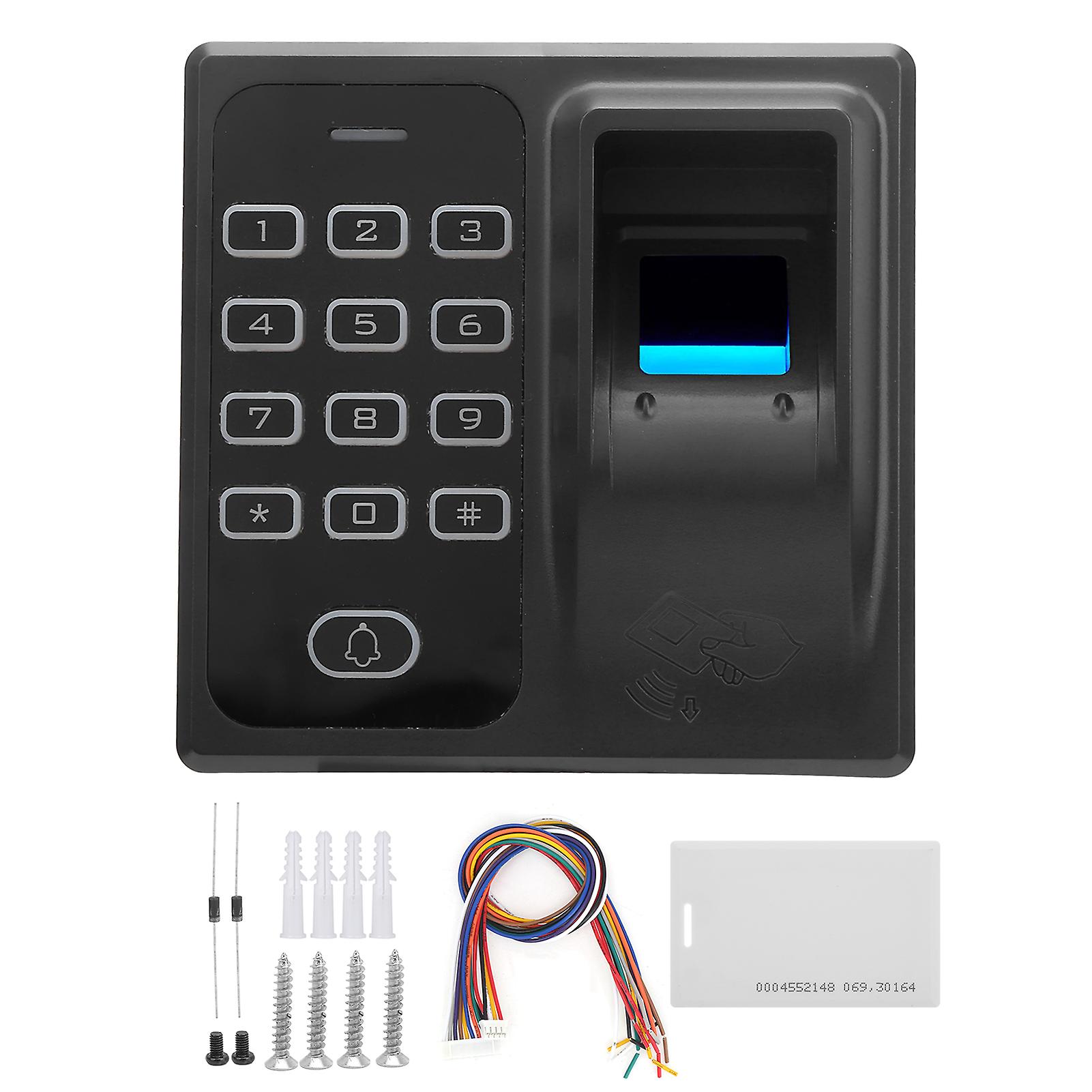 125KHz RFID Macchina di Controllo Accessi Impronta Digitale Password Card Unlock Systerm per WG26