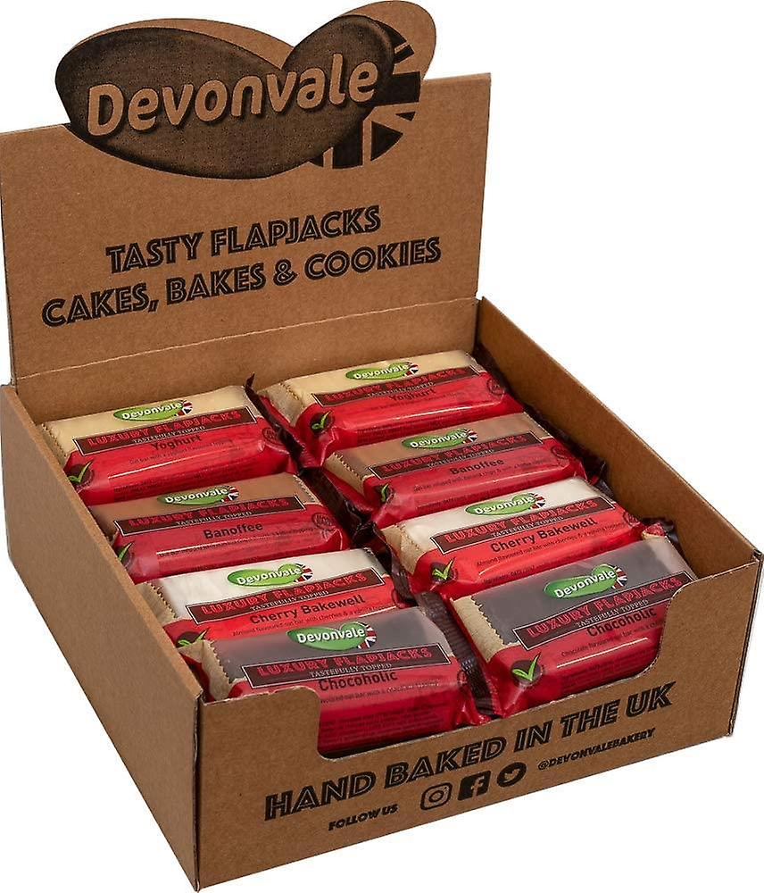 Devonvale Topped Flapjacks Selection - Mixed Box 95g x24
