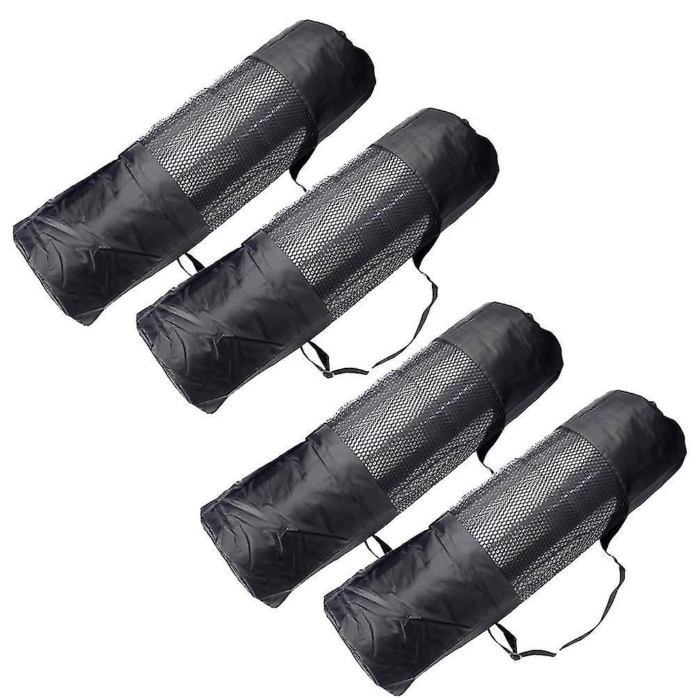 4pcs Yoga Mat Bag Multifunctional Large Capacity Storage Bag Sling Pouch Pad Carry Bag Shoulder Stra