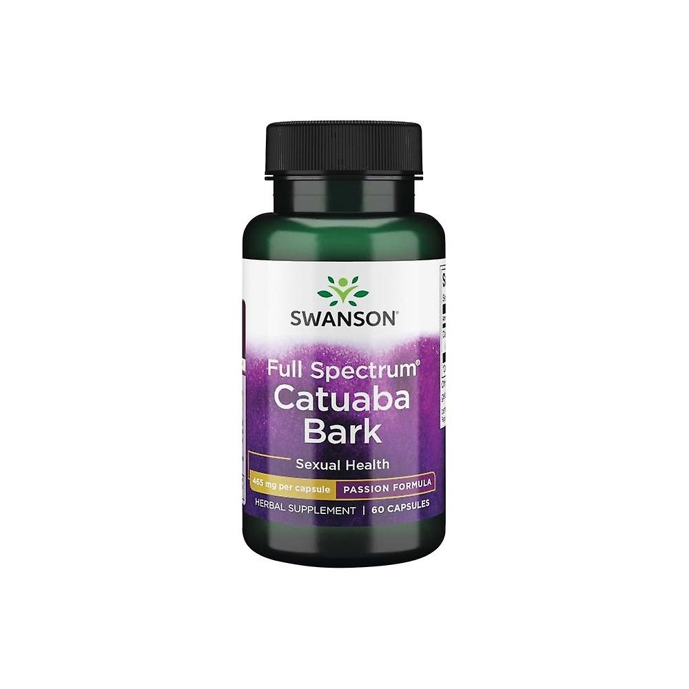 Swanson full spectrum catuaba bark 465 mg 60 caps. 7197