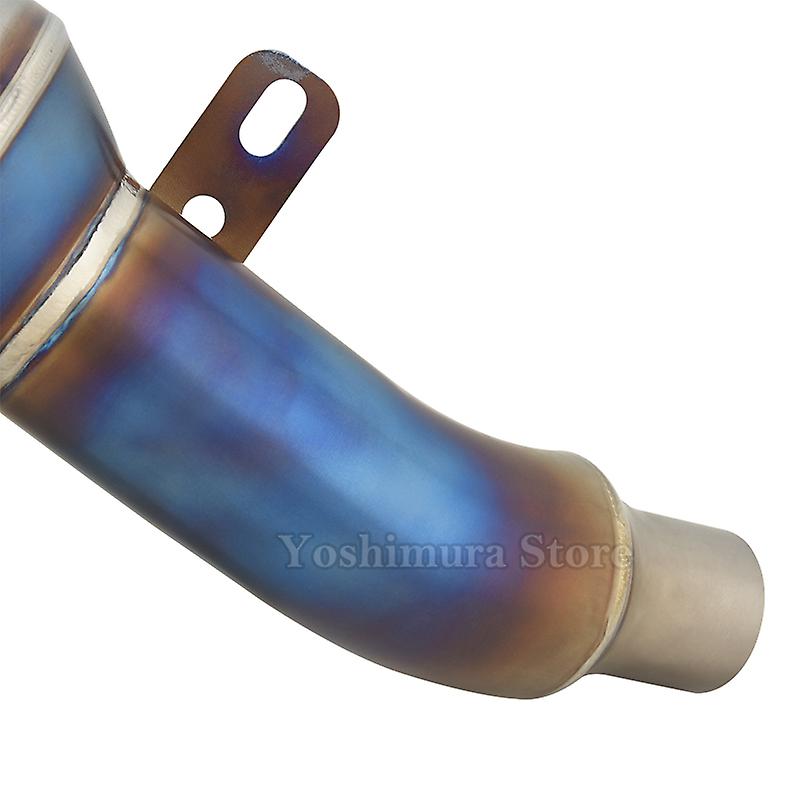 Slip auf für qjmotor QJ800GS-G qj 800 GS-G motorrad auspuff flucht system modifiziert titan legierung schall dämpfer mit mittleren link rohr