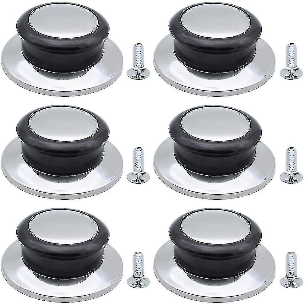 6 Pieces Heat Resistant Pot Lid Knob Replacement Handle Universal Handle For Pot Lids Pan Lids Cookware Pot Lid Handle Replacement Lid Knobs For Home