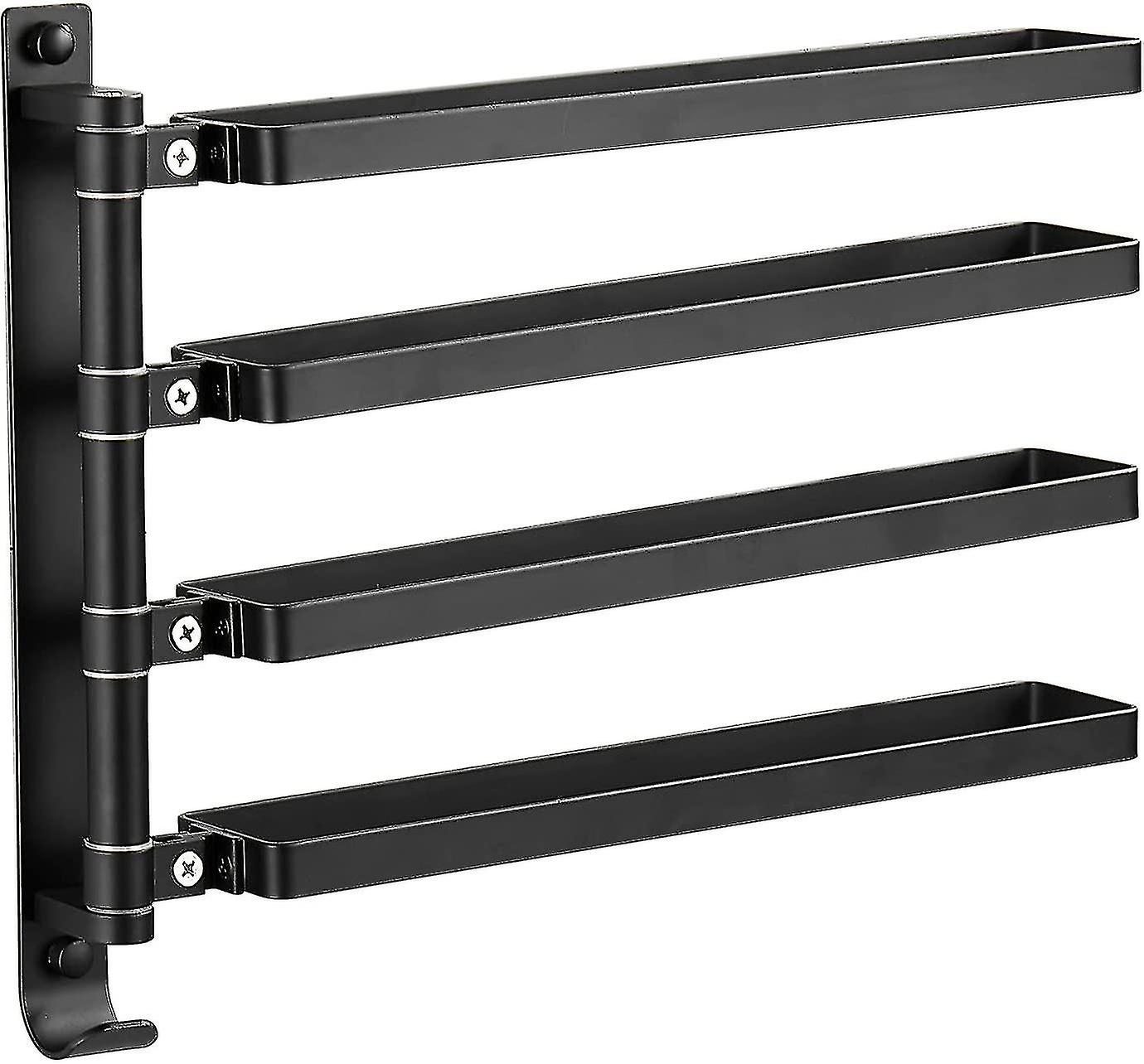 Bathroom Towel Rack Wall Mounted Towel Rack With 4 180rotating Bars