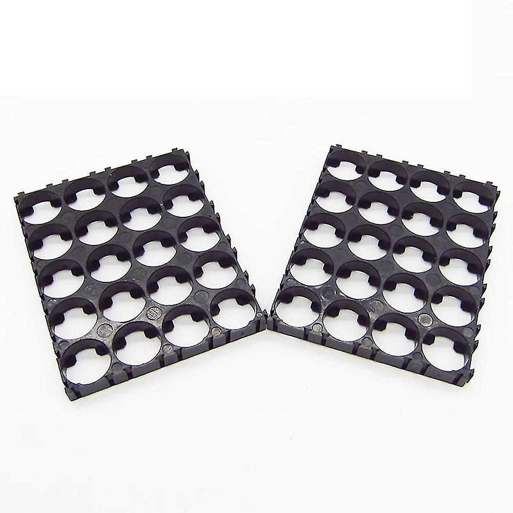 20 Pcs 4x5 Cell Spacer Radiating Shell Pack Plastic Heat Holder Black