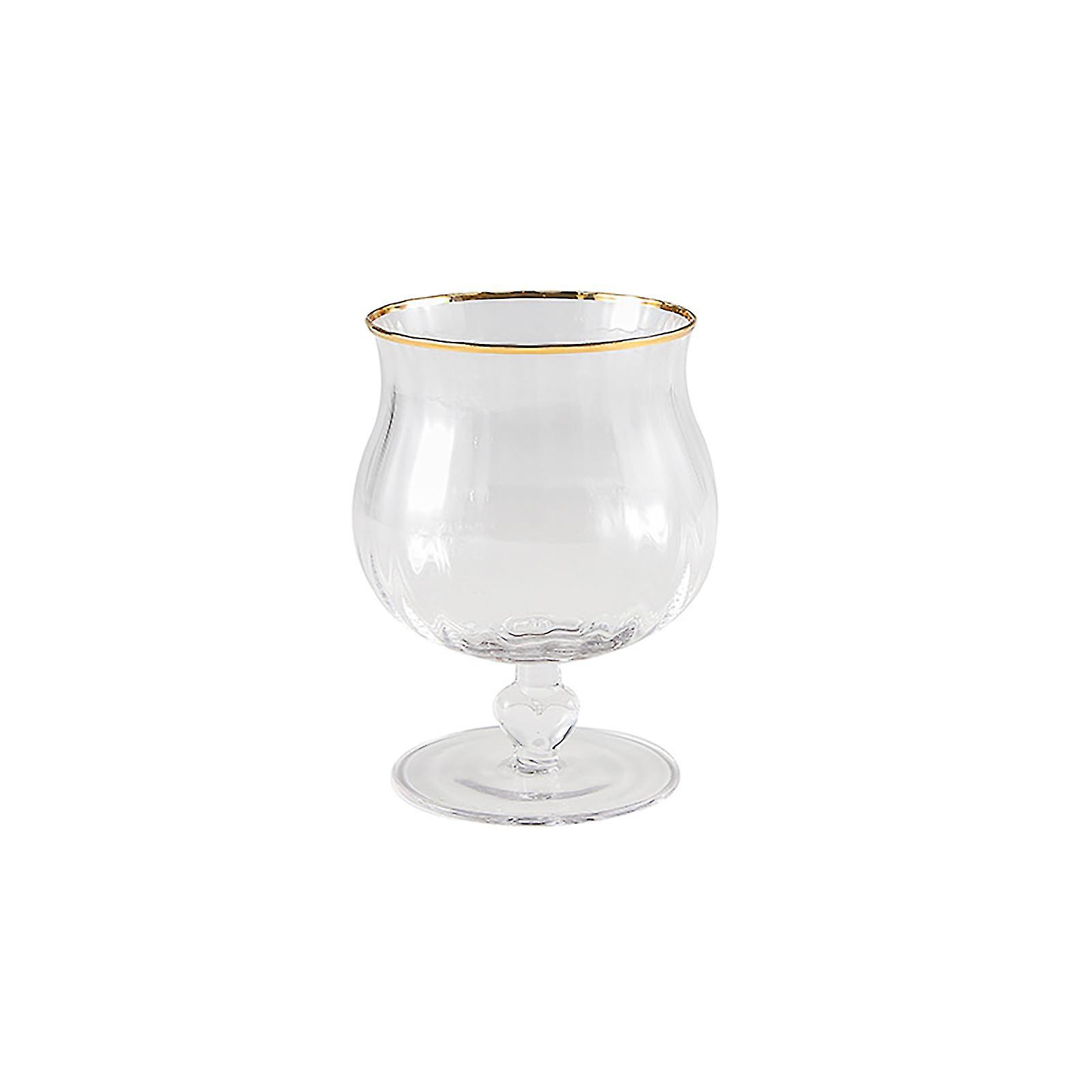Creative Retro Drinking Glass Cup Entertainment Tableware Glassware, Glassware Wavy Beverage Cup