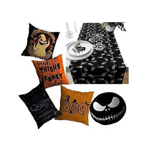 Halloween Pillow Case with Runner Sets