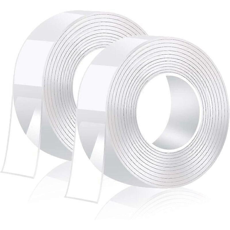 6M Extra Strong Double-Sided Adhesive Tape, Transparent Washable Nano Tape, Multifunctional Reusable Removable Traceless Non-Slip Double-Sided Gel 3 M