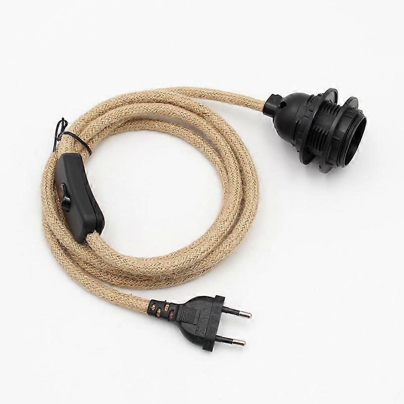 1.8 meter fabric electric wire - E27 socket with switch - for pendant light or creative lamp - string