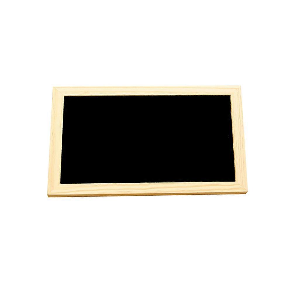 Chalkboard Sign Single-Sided Erasable Message Board Blackboard Wall Decor Signs with Hanging String 30x20cm