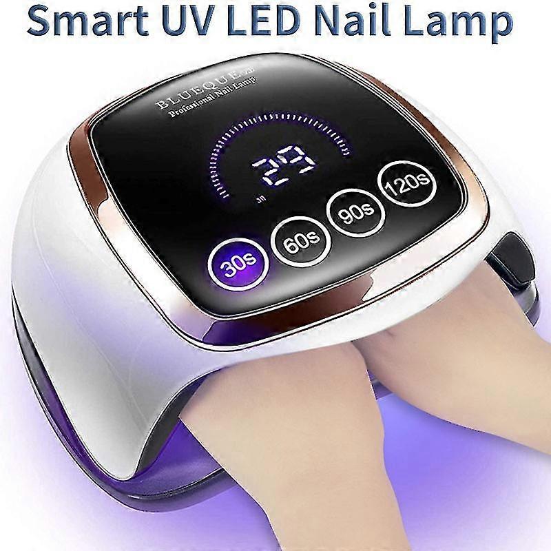 Uv Led Lamp For Nails Drying Manicure Lamp With Memory Function Lcd Display Professional Led Nail Lamp For Nail Art Salon Tools