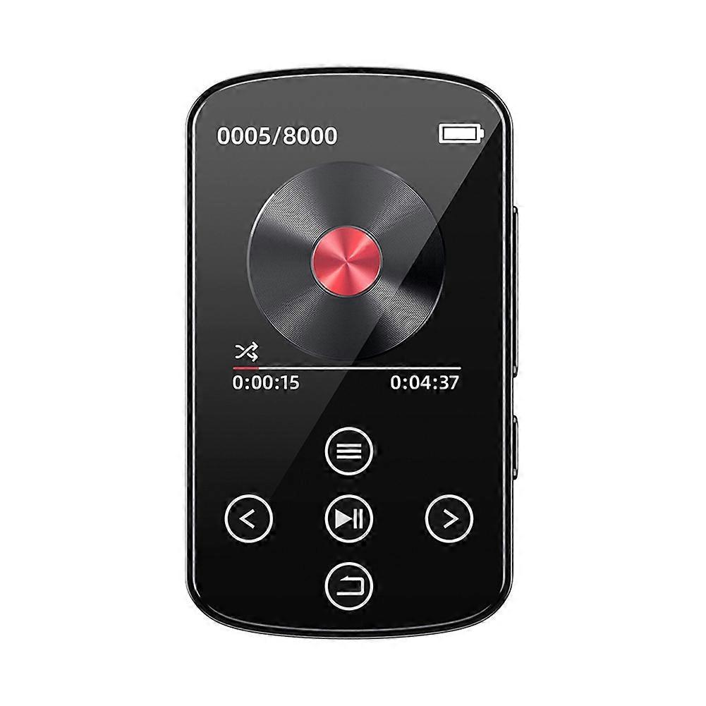 スポーツ Bluetooth MP3 プレーヤー クリップ付き 1.5 インチ フルタッチスクリーン ミニビデオプレーヤー FM ラジオレコーダー 電子書籍 TF カード