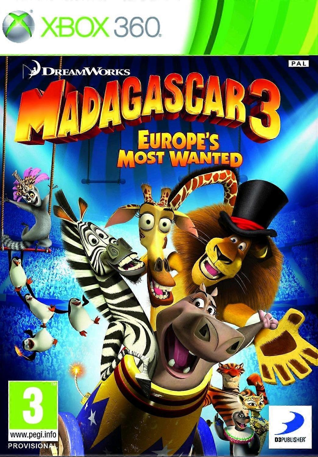 Madagascar 3 The Video Game X360 - Xbox 360 - PAL - New & Sealed