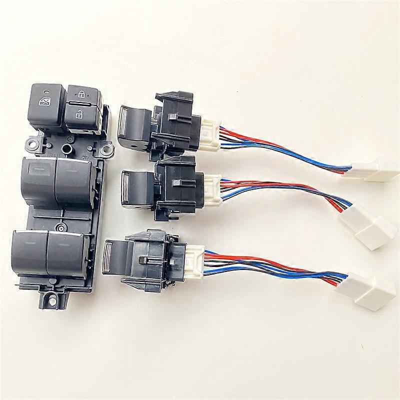 LED Ice Blue Backlight Power Window Button Switch For Toyota RAV4 RAV 4 CHR 2019 2020 2022 2022 Left Driver