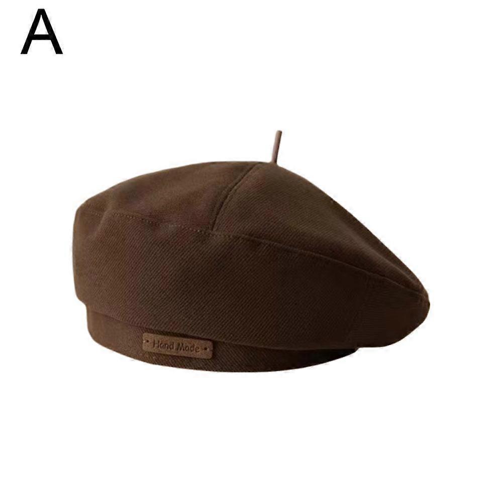 Lettle Label Winter Beret Temperament Sweet Painter Hat