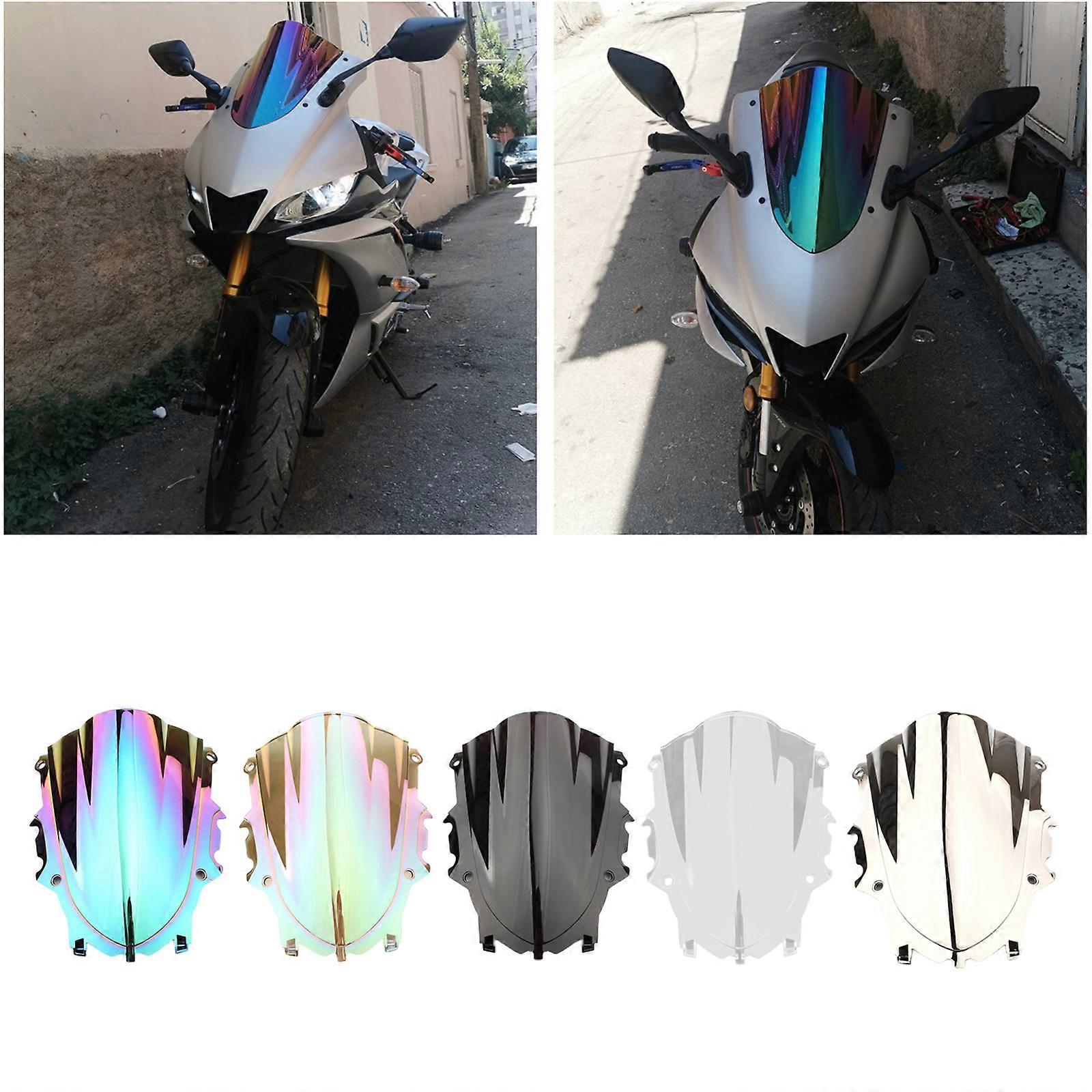 Motorcycle Wind Shield Windscreen Wind ors for Yamaha YZF R25 R3 Front Windshield Front PC Windshield Wind Deflector