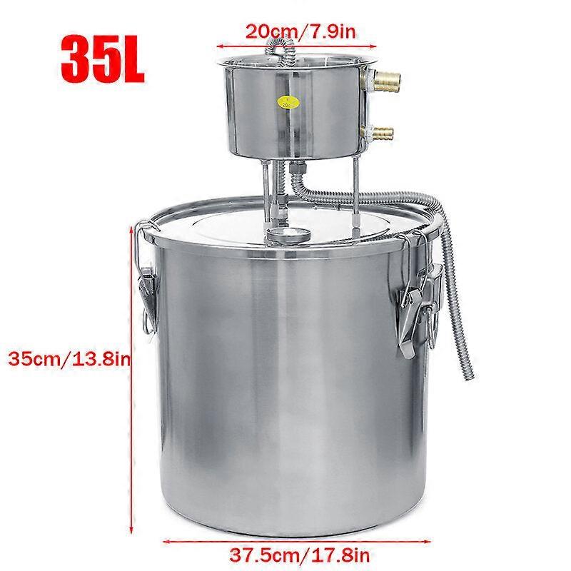 11/22/35L Alcohol Water Distiller Stainless Fruit Liquor Making Tool Alcohol Making Machine Household Bar Sets