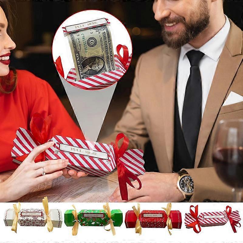 50% Off-Christmas Surprise Money Pull Pouch,Christmas Money Holders for Cash Box Gifts