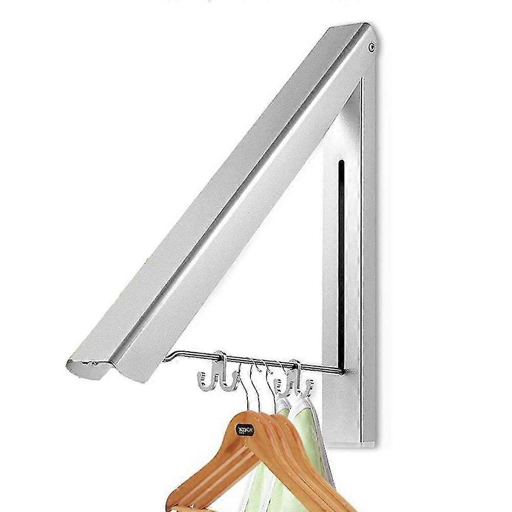 Retractable Clothes Rack,wall Mounted Folding Clothes Hanger Rack