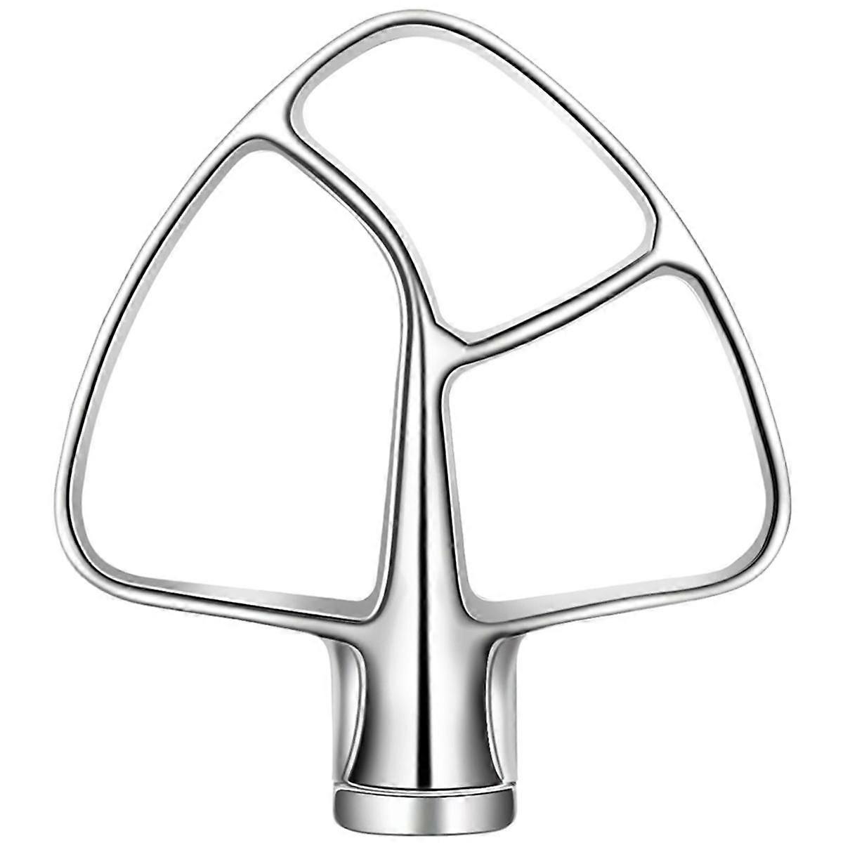 Stainless Steel Flex Edge Beater for Mixer, Fits Tilt-Head Stand Mixer Bowls for 4.5-5 Quart Bowls
